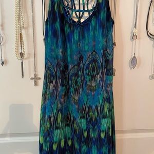 Peacock dress-Ronnie Nicole-size 8